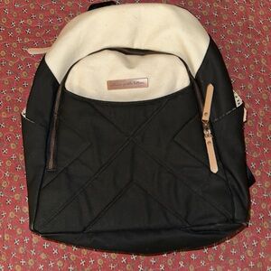 Petunia Pickle Bottom Black and Cream Backpack/Bag